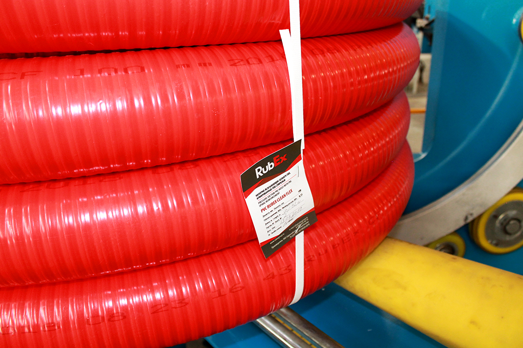 PVC hoses manufactured by RubEx Group